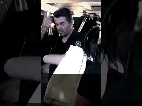 Here’s 30 secs of George backstage changing into his iconic police uniform to perform ‘Outside’🚨