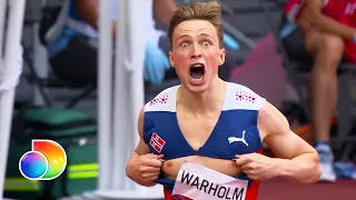 Karsten Warholm setter sinnsyk ny verdensrekord i 400m hekk med tiden 45.94! | Sommer-OL Tokyo 2020