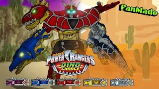 MegaZord Dino Charge all formations || FANMADE