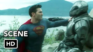 Superman & Lois 1x12 "Steel vs. Superman" Fight Scene (HD)