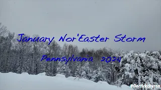 Beautiful First Nor'Easter of The Season in Pennsylvania!