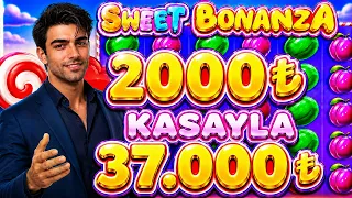 SWEET BONANZA KÜÇÜK KASA | 2000₺ KASAYLA 37.000₺ | SLOT OYUNLARI | SLOT TAKTİK #sweet#slot #casino