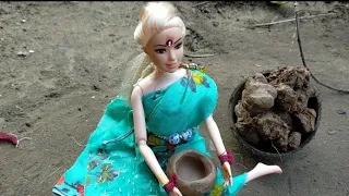 Shalu ki kahani part-14/Barbie all day routine in Indian village/Mehak Artica