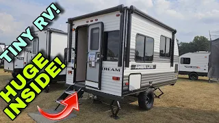 Tiny compact RV that's huge inside somehow from Gulfstream Ameri Lite 16RD