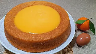 عندك بيضة وبرتقالة ادا جربي الكيكة السريعة في الخلاط تذوب في الفم وبحجم عائلي