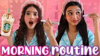 COPYING MY 15 YEAR OLD SISTER'S HIGH SCHOOL MORNING ROUTINE!