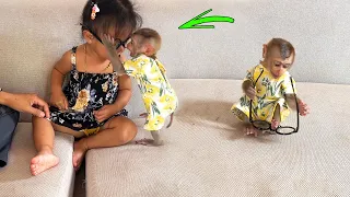 Soo Cute..!!! Gentle MODY Wears Glasses For Lil Cutie Bella