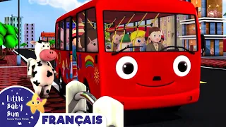 Les Roues de l'Autobus | Comptines et Chansons pour Bébés | Little Baby Bum en Français