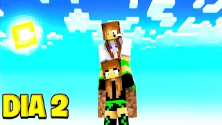 SOBREVIVENDO UM BLOCO DE LUCKY BLOCK! ft. MultiGirlBR (DIA 2)