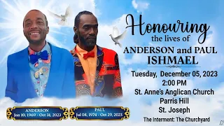 A Service of Thanksgiving for the Life of Anderson Ishmael and Paul Ishmael