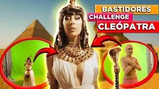 O DIA EM QUE GRAVAMOS O #cleopatramakeup  | BASTIDORES CHALLENGE CLEOPATRA