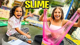 EU E A PEROLA FIZEMOS SLIME!!!