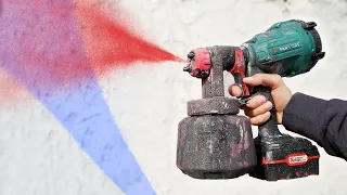 Painting with Electric SPRAY GUN Only!
