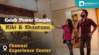 Celeb Power Couple Shanthnu & Kiki Explore DesignCafe's Experience Center, Chennai!