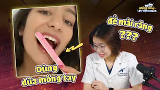 Mài Răng Bằng Dũa Móng Tay Có Nên Không? | Reaction Video Hot | Lạc Việt Intech Niềng Răng