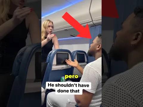 Solo queria ver una pelicula en el avion ✈️ (Credits to @huxley.z /@kinyawn)
