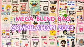 ⭐️paper diy⭐️ MEGA BLIND BAG COMPILATION 🔇 no music | 2023 | ASMR | applefrog