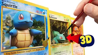I Turned Pokémon Cards into Tiny Worlds!!