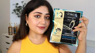 HAIR SPA at home in just 5 mins?! Loving the L'Oreal Paris Extraordinary Oil Steam Mask