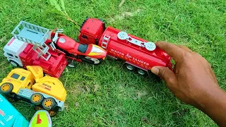 ASMR 8 minutes of satisfying unboxing, Ambulance Garbage Trucks Model Cars ASMR ☆ Toys Review