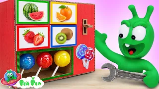 Pea Pea Fixes a Broken Lollipop Machine! 🍭🔧 -  Funny Adventure for kids