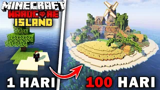 100 Hari Minecraft Pulau Terpencil Hardcore