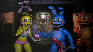 FNAF 2 In Real Time Voice Lines Animated Compilation