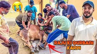ALHAMDULILLAH RAJU KI QURBANI KR DI 😳 || ALI NY WASAIYO SE PHADDA KR LEYA 😳 ||