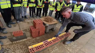 I Went Back to  School to Teach some Bricklaying 🧱🚧