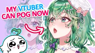 How I Made My VTuber Move! 🌸💚  [Part 2: Rigging the Eyes, Mouth, and Head]
