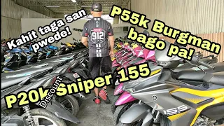 Bagsak Presyo na Repo Warehouse | Sniper, Burgman at Marami pang Iba