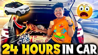 Living In Car 🚗 For 24 Hours Challenge 😱With TSG Mann & Ronish 😂- Jash Dhoka Vlogs