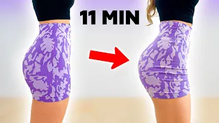 Como CRECER GLUTEOS INSTANTANEAMENTE en SOLO 11 MINUTOS - Rutina de gluteos sin equipamiento en casa