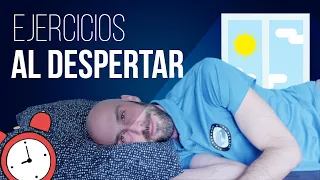 🛌 Rutina de EJERCICIOS AL DESPERTAR en la cama, elimina el dolor por las mañanas