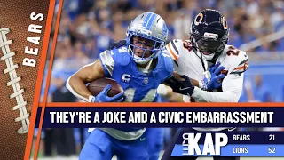 REKAP: 🏈 Chicago Bears 52-21 loss to Detroit Lions. "They’re a Joke & a Civic Embarrassment!"