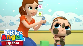 Bebé Juan no quiere bañarse | Caricaturas | Canciones Infantiles🎵| Little Angel Español