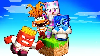 Minecraft PERO en un BLOQUE de INTENSAMENTE 2