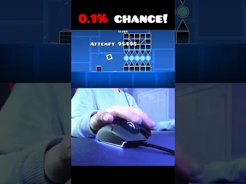 0.1% Chance In Geometry Dash!#shorts