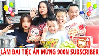 Vlog#: QUẨY BANH NÓC NGÀY ĂN MỪNG 900N SUBSCRIBER 🎉