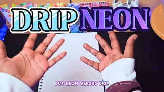 I DREW Sonic But Neon Vs Drip Effect !!!