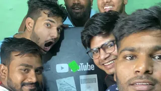 Golden play button unboxing