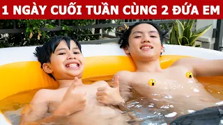 1 Ngày Cuối Tuần Cùng 2 Đứa Em Siêu Quậy | Oops Banana Vlog 270