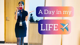 A Day In LIFE Of A CABIN CREW✈️ |akanchasharmavlogs