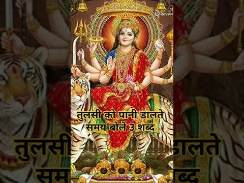 तुलसी को पानी डालते समय बोले 3 शब्द #laxmishorts #viralvideo #tribhuvanyadavmasti jay mata ji🙏🙏
