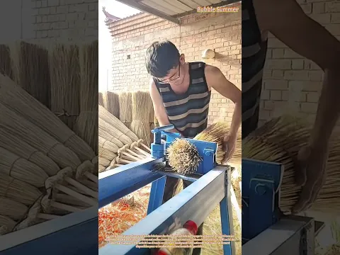 Fabrication de balais : la fabrication d'un outil traditionnel