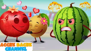 Fruits Ka Bazaar Song फलों का बाजार + Fun Nursery Rhymes By Acche Bache Channel