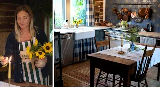 Come transform the cottage kitchen for Autumn with me.