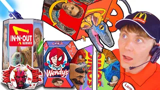 I Made the Craziest Happy Meals EVER🍔🍟(McDonald’s)vs(In-N-Out)vs(Wendy’s)vs(Sonic Drive-In)
