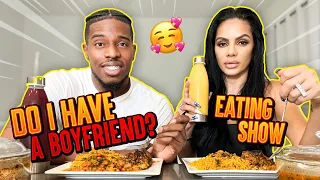 SPANISH RICE • BEANS • BAKED CHICKEN • @EATWITHPATRICKBLACKWOOD