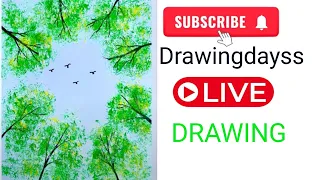 Live Drawing with me 🌈🌺🌈